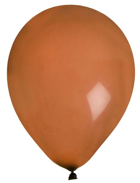 Ballonnen bruin 23 cm (8 stuks)