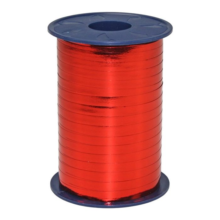 Krullint metallic rood 5 mm (400 meter)