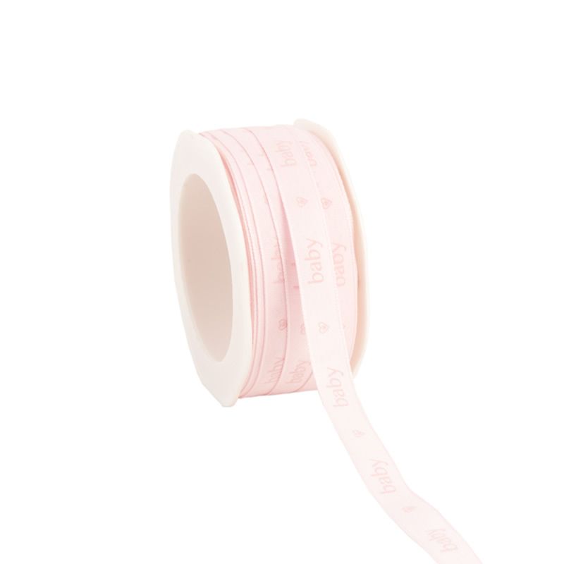 Cadeaulint  Sweet Baby  roze 12 mm (20 meter)