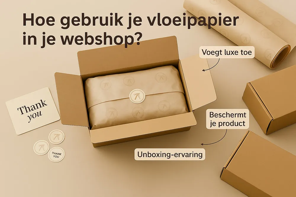 Hoe gebruik je vloeipapier in je webshop?