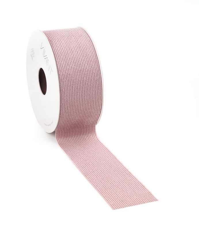 Cadeaulint corduluxe roze 40 mm (10 meter)