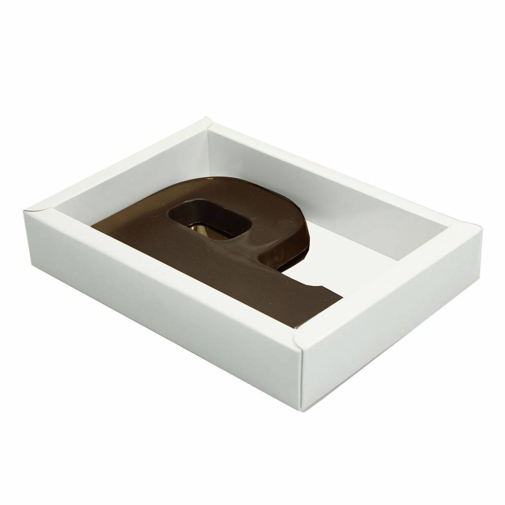 Chocoladeletter doosjes wit GK1 130 x 90 x 27 mm (10 stuks)