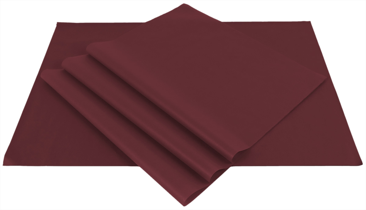 Vloeipapier bordeaux 50 x 70 cm (480 vellen)