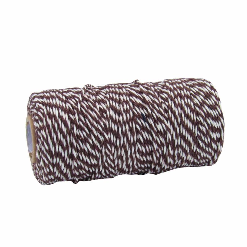 Twine koord katoen bruin (1,5 mm x 100 meter)