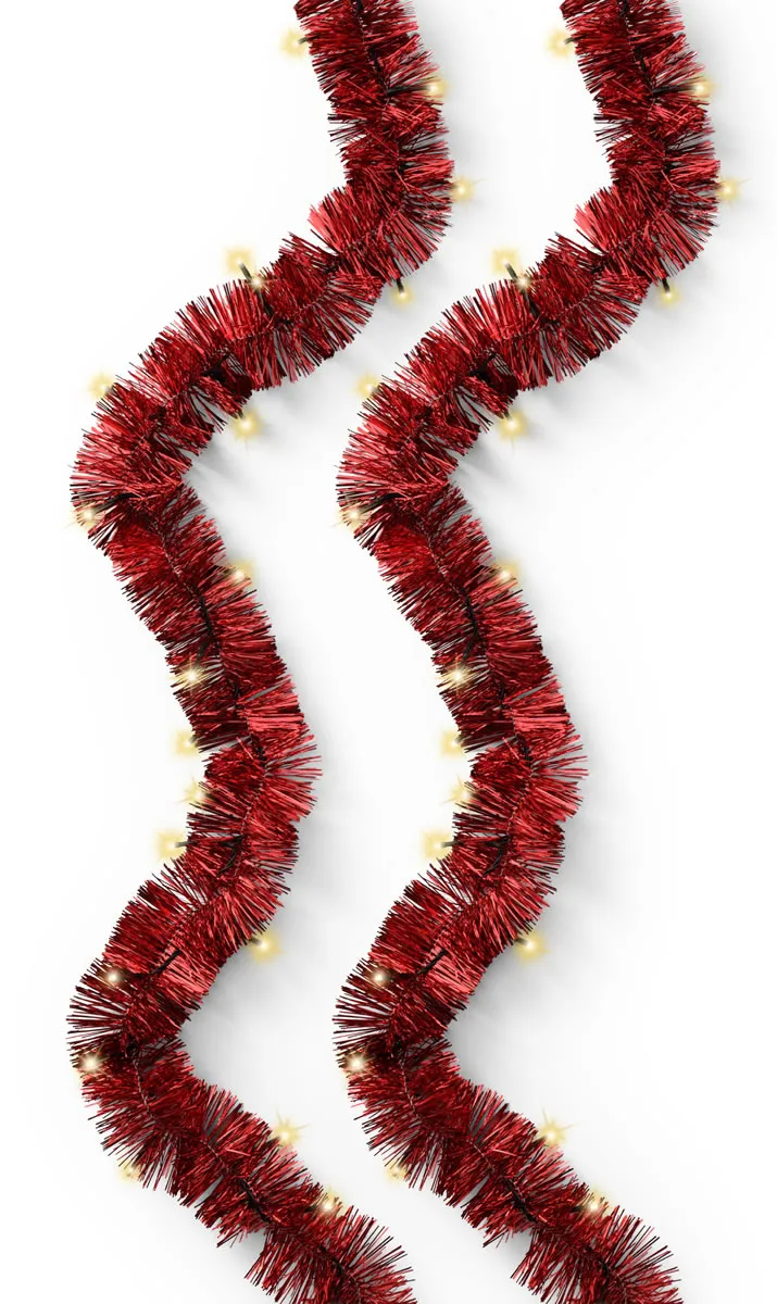 Guirlande rood met 60 LED (3 meter)