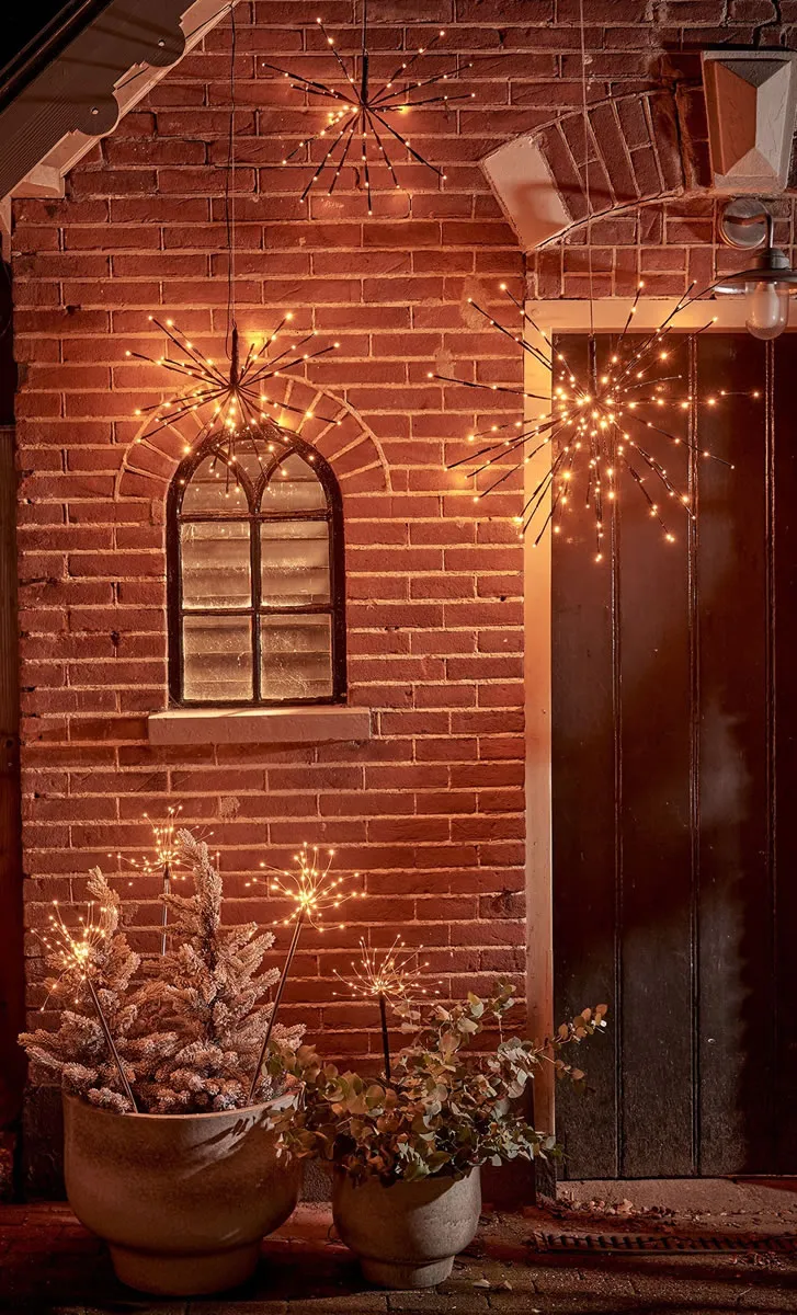 Kerstverlichting poolster classic warm 45 cm (per stuk)