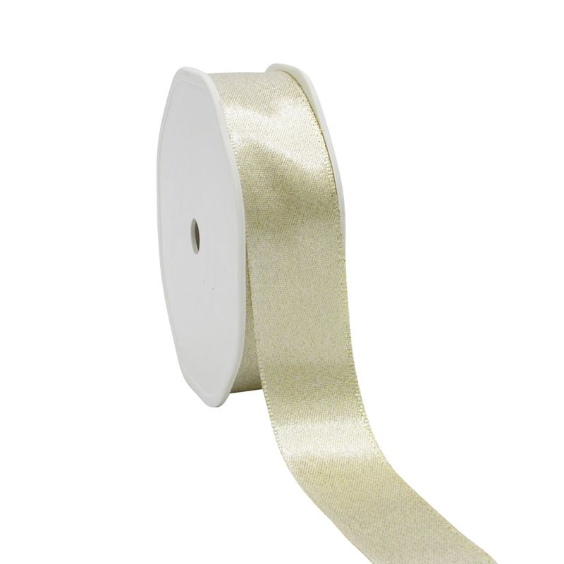 Satijnlint luxury goud 25 mm (20 meter)