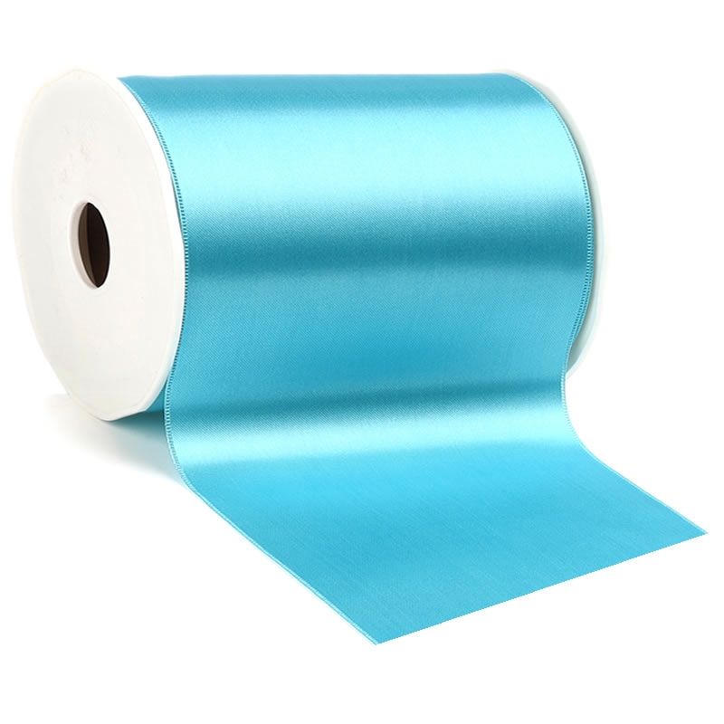 Satijnlint 150 mm turquoise (25 meter)