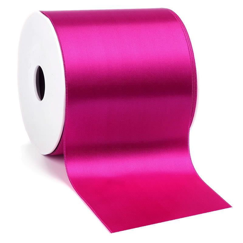 Satijnlint 100 mm magenta (25 meter)