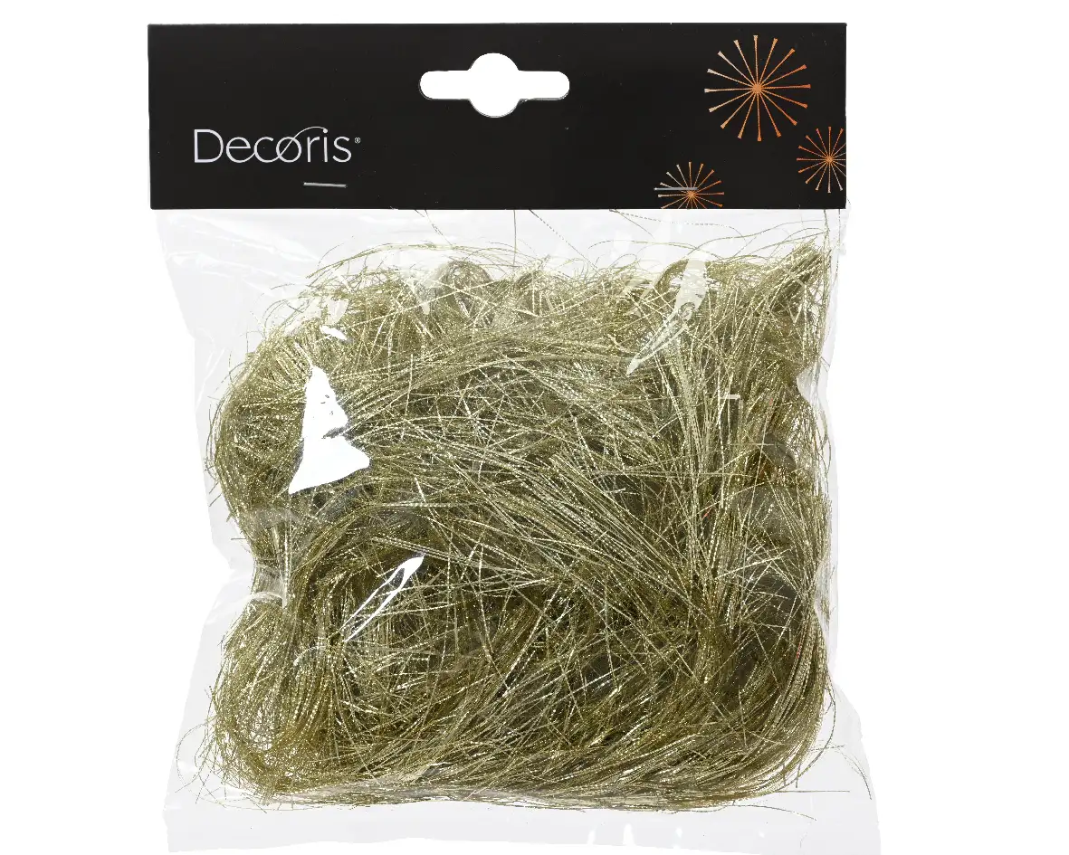 Decoratie engelenhaar goud (20 gram) Decoratie engelenhaar goud (20 gram)