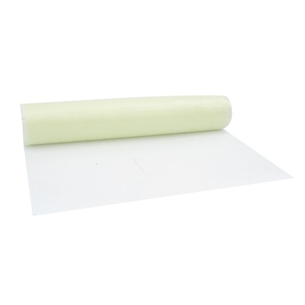 Tafelloper organza creme 28 cm (10 meter)