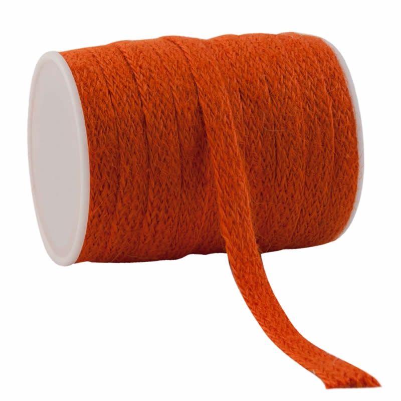 Jute lint oranje 10 mm (20 meter)