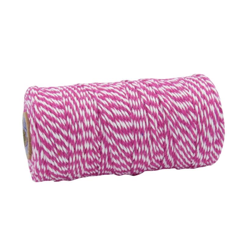 Twine koord katoen magenta (1,5 mm x 100 meter)