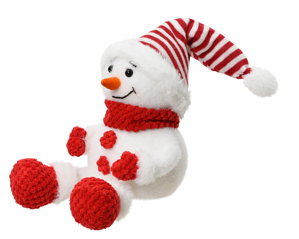 Kerstdecoratie sneeuwpop 20 cm (1 stuk)