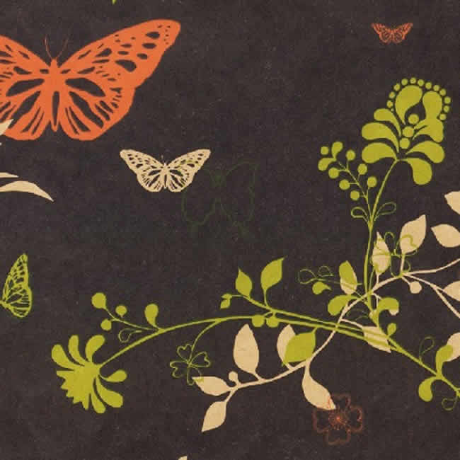 Inpakpapier butterfly nature 50 cm (200 meter)