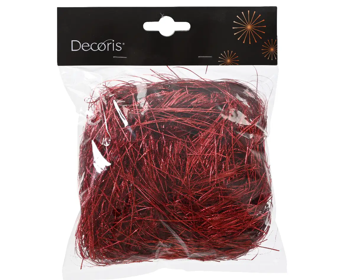 Decoratie engelenhaar rood (20 gram) Decoratie engelenhaar rood (20 gram)