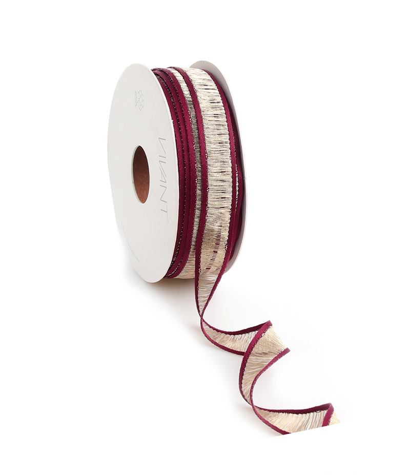 Cadeaulint sona bordeaux 15 mm (15 meter)