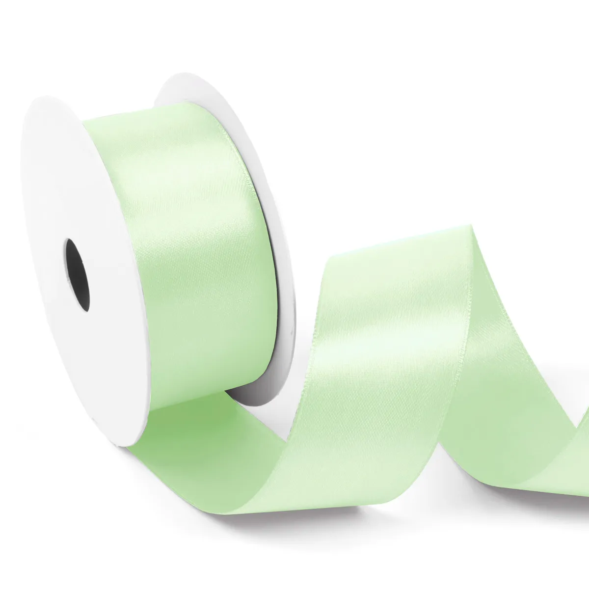 Satijnlint 38 mm mintgroen (25 meter)