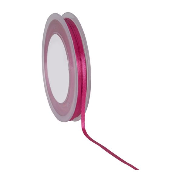 Satijnlint 3 mm magenta (50 meter)