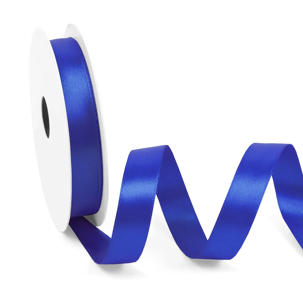 Satijnlint 15 mm royal blauw (25 meter)