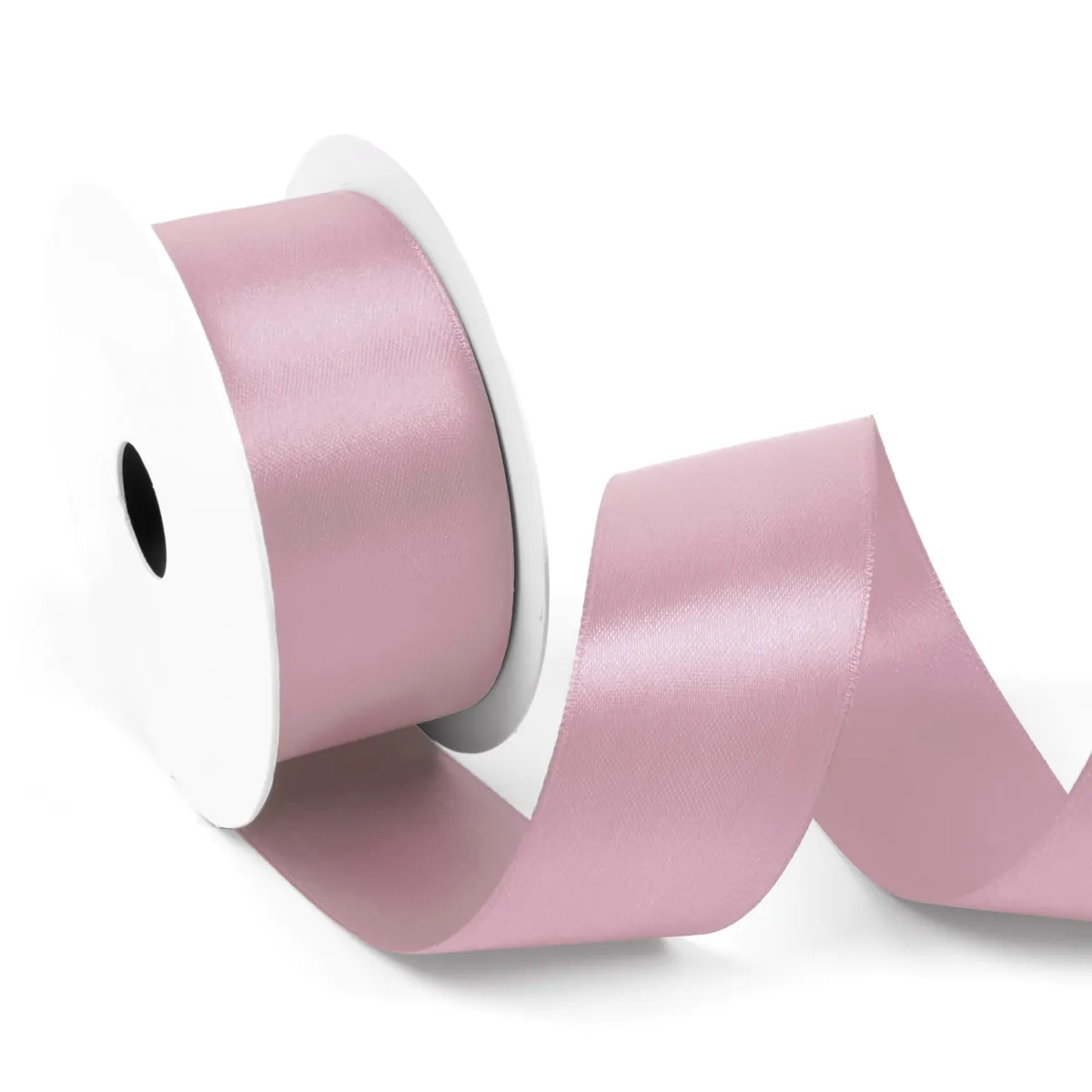 Satijnlint 38 mm oud roze (25 meter)