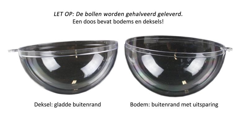 Encham 12-delige set heldere plastic ronde kerstboom kerstballen hangende ornamenten voor
